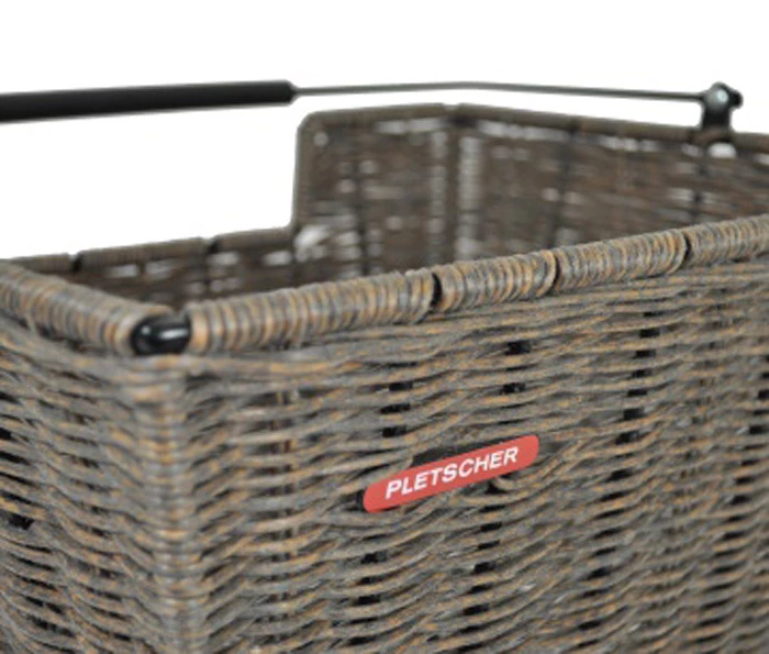 PLETSCHER Panier D'achat En Rotin Avec Adaptateur En Plastique – Image 2