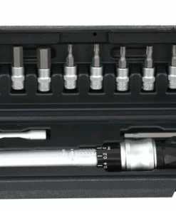 Radon Clé Dynamométrique Pro 1/4" 5-25 Nm Fixable, Embouts Inclus