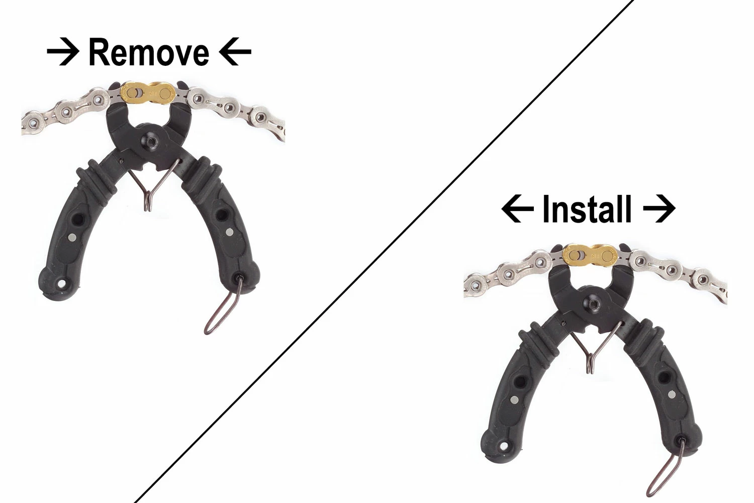 Radon Pince Pour Mini-antivol à Chaîne Comp 2in1 Master Link – Image 4