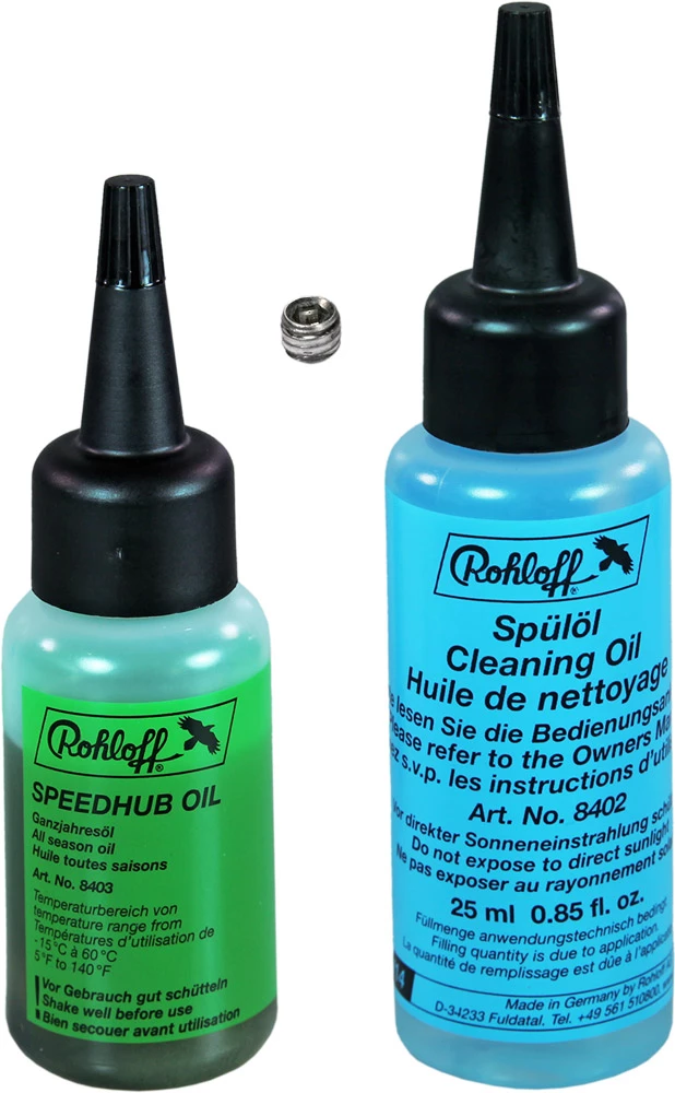 Rohloff Oil Of Speedhub 500/14 25 Ml Set Huile Toute Saison Et Huile De Rinçage