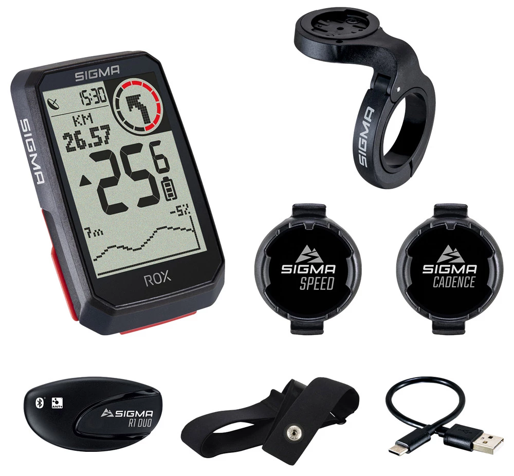 SIGMA ROX 4.0 Compteur Velo GPS Set Capteurs – Image 5