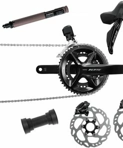Shimano 105 Di2 R7100 Groupe 2x12 Vitesses Incl. Freins à Disques 140/160mm