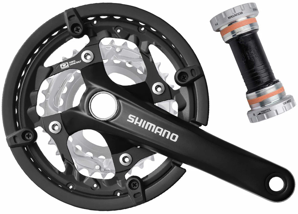 Shimano FC-T551 Manivelle 3x10 Vitesses 44/32/24