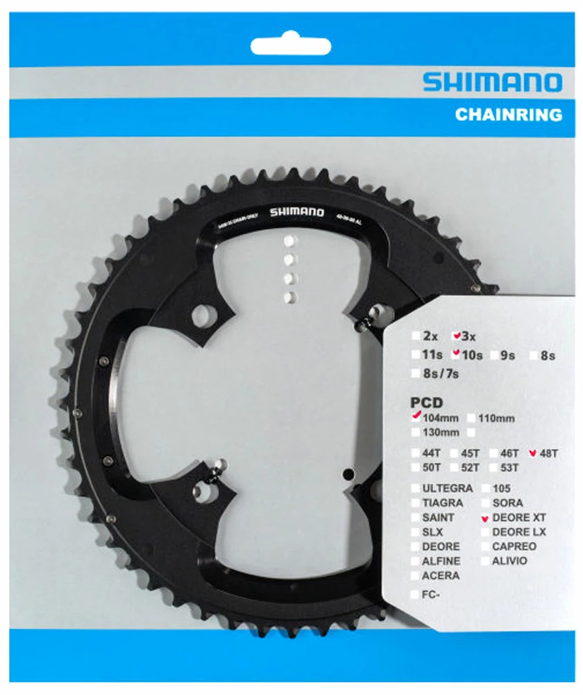 Shimano FC-T8000 Plateau 48T Pour Garde-Chaîne