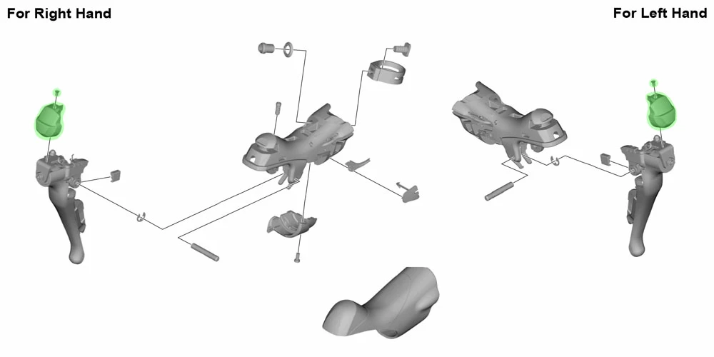 Shimano Badge SORA ST-3000 – Image 4