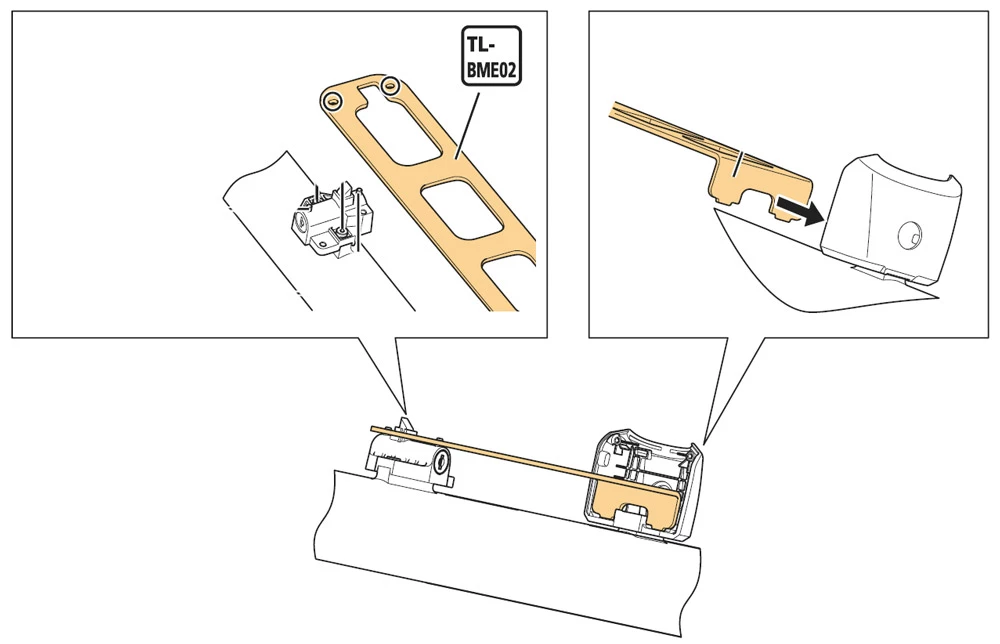 Shimano TL-BME02 Gabarit Pour Support De Batterie STEPS BM-E8010/E8016 – Image 4