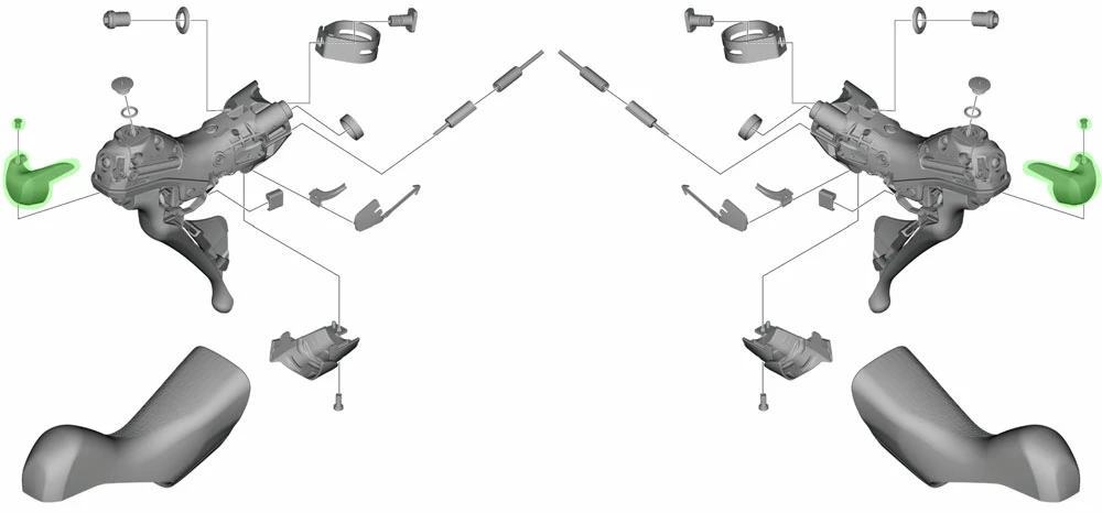 Shimano Badge ULTEGRA ST-R8020 – Image 4
