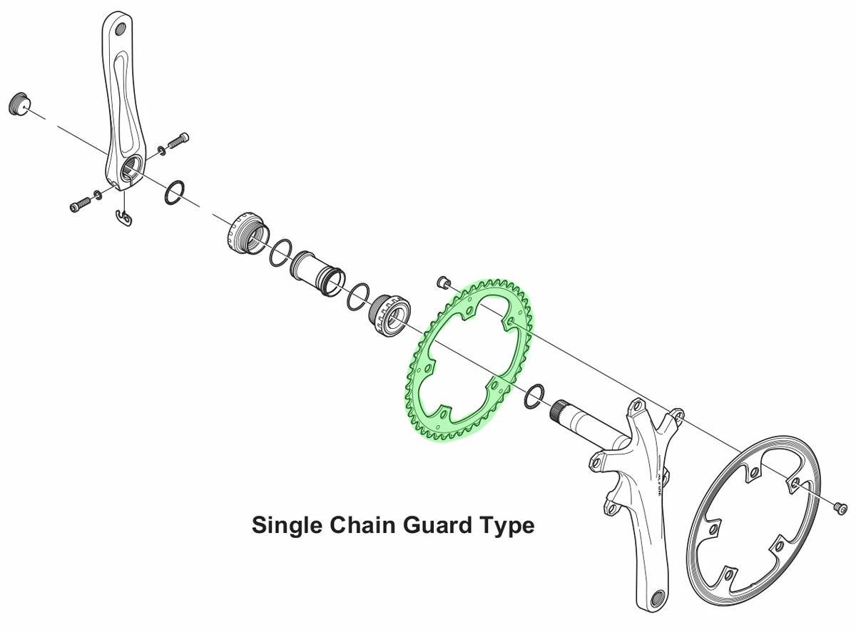 Shimano ALFINE Plateau De Pédalier Pour FC-S501 – Image 3