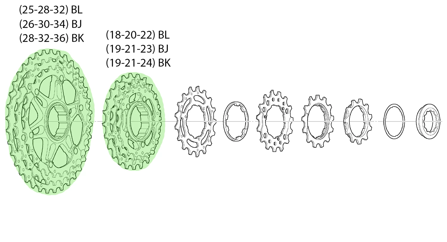 Shimano Unité De Rayage Pour CS-M771-10 – Image 2