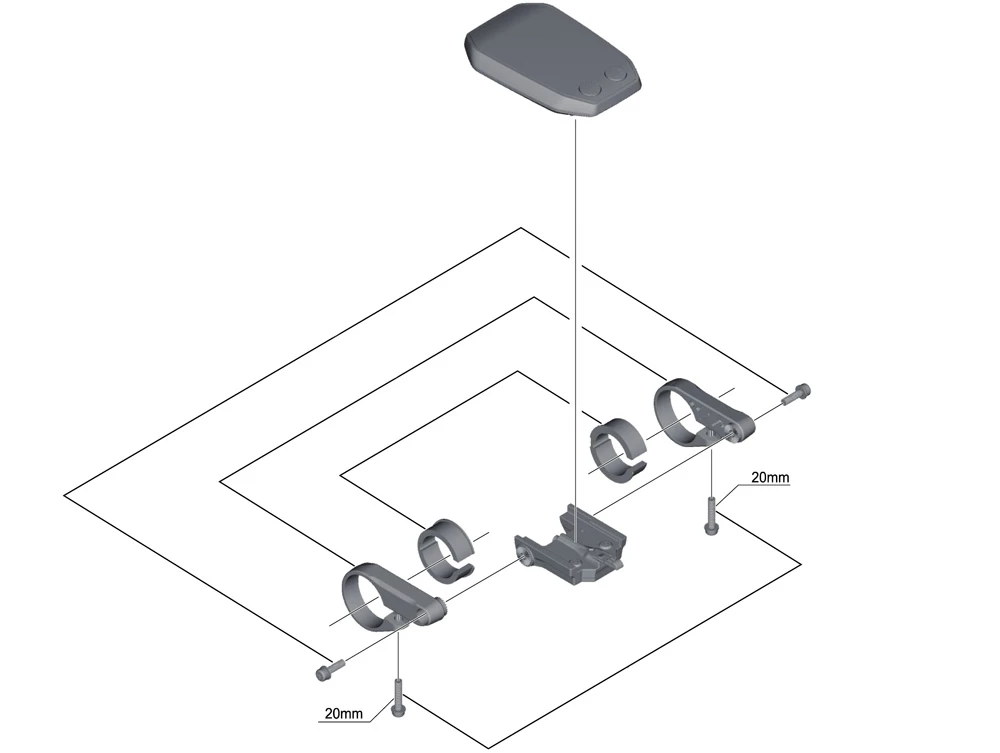 Shimano Écran STEPS SC-E6010 Avec Support – Image 3