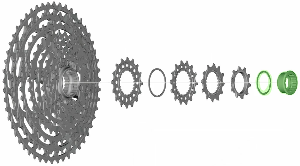 Shimano Bague De Fermeture Avec Bague D'espacement Pour CS-M9100 – Image 3