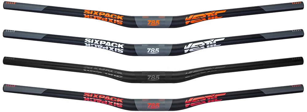 Sixpack Racing Guidon Vertic Carbon 785 X 35mm Rise 20