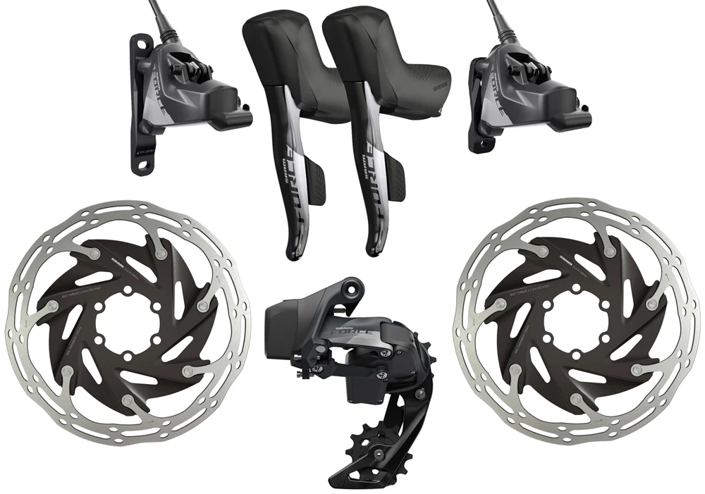SRAM Force ETap® AXS Groupe De 1x12 Vitesses HRD 6 Trous Disc
