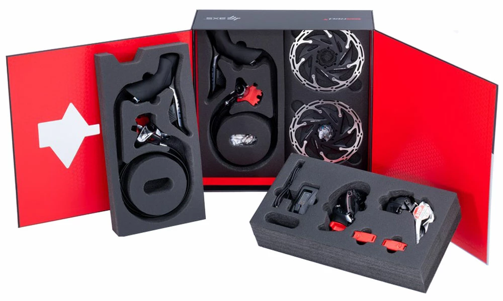 SRAM RED ETap® AXS Kit électronique 2x12 Vitesses FM 6 Trous Disc