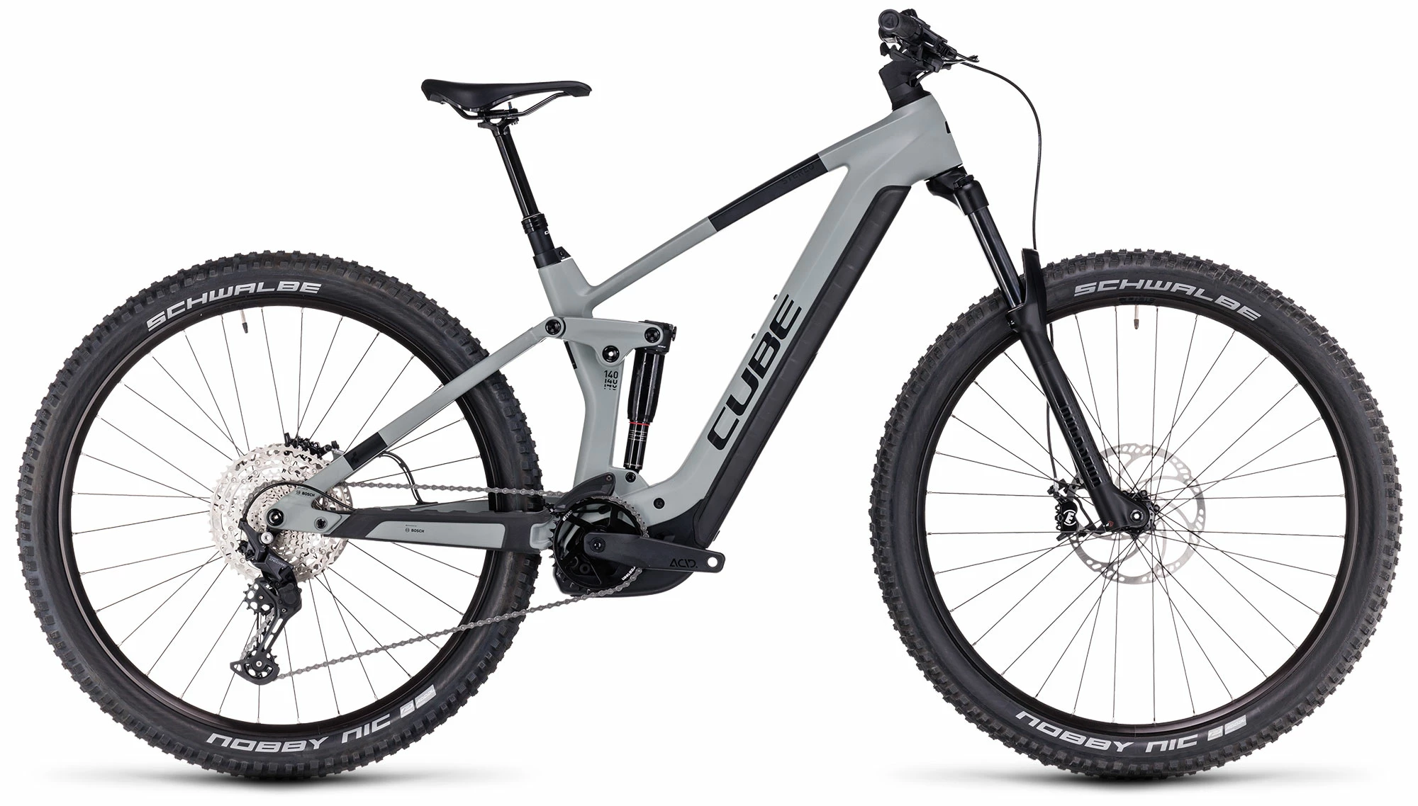 Cube Stereo Hybrid 140 HPC Pro 625 Swampgrey´n´black