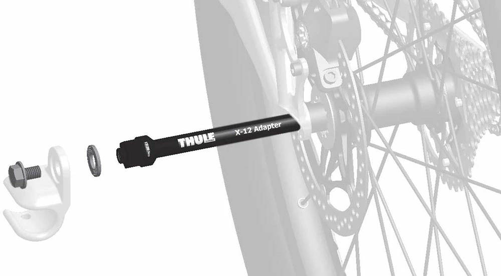 Thule Thru Axle Maxle Adaptateur D'axe M12 X 1.75 – Image 2