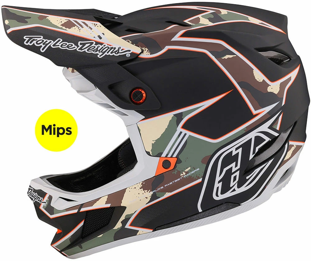 Troy Lee Designs D4 Composite MIPS Matrix Camo - Casque Full-face