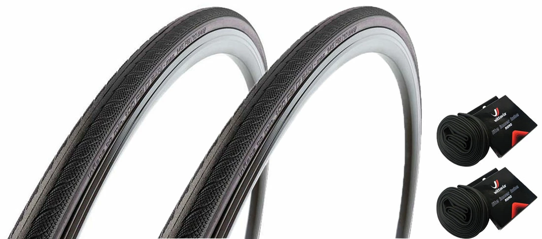 Vittoria Kit Rubino Graphene 2 Pièces + Tuyau Ultralite