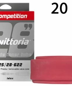 Vittoria Latex De Compétition 25/28-622 Tube De 48mm (20 Pièces)