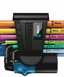 Wera 950/9 Hex-Plus Multicolour HF 1 Jeu De Clés Mâles Coudées