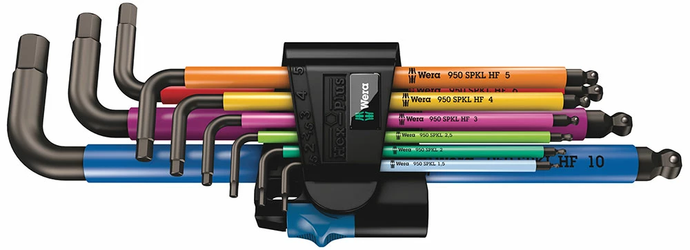 Wera 950/9 Hex-Plus Multicolour HF 1 Jeu De Clés Mâles Coudées