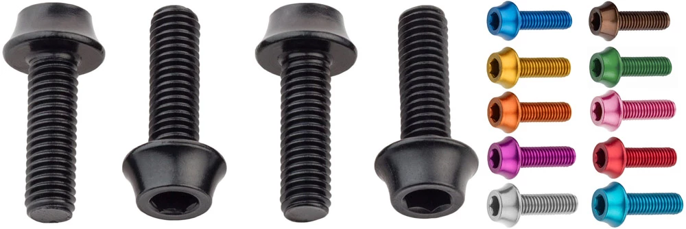 Wolf Tooth Components M5x15mm Vis Porte-bouteille ( 4 Pièces)
