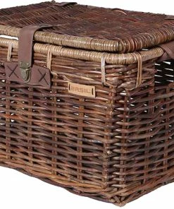 BASIL Panier à Vélo En Rotin Denton L