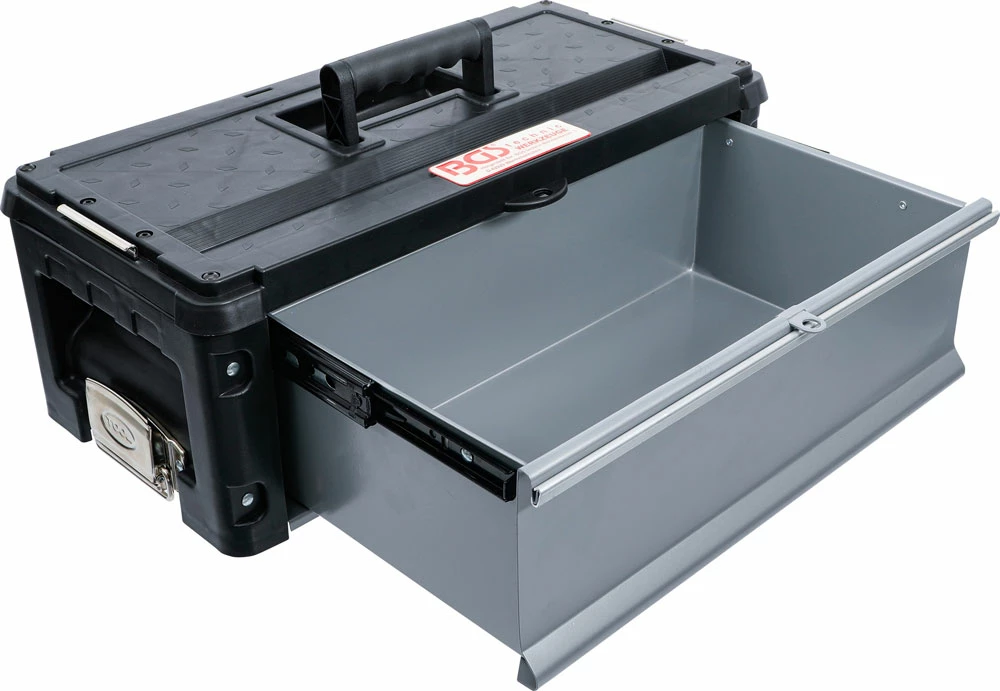 BGS Technic Mallette à Outils Rigide Rehausse Avec 1 Tiroir