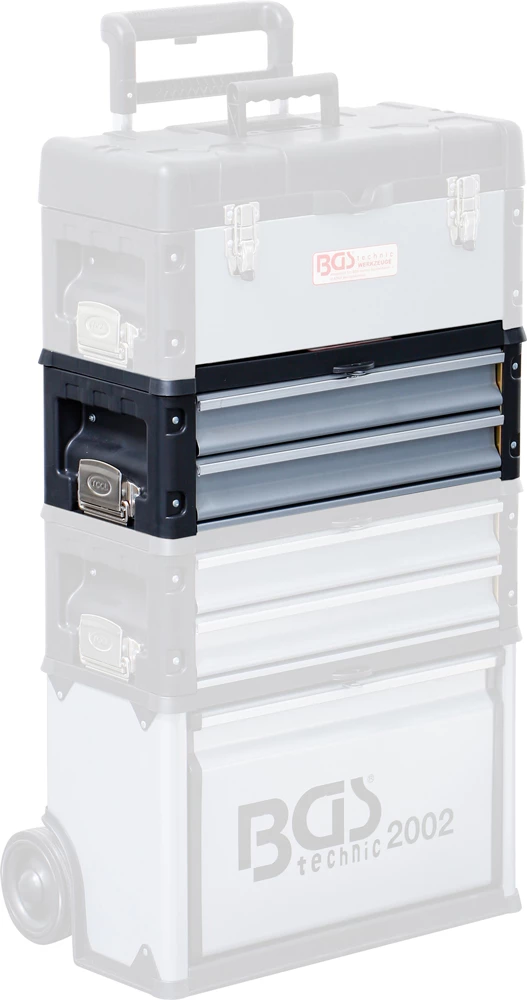 BGS Technic Mallette à Outils à Coque Dure Rehausse Avec 2 Tiroirs – Image 4