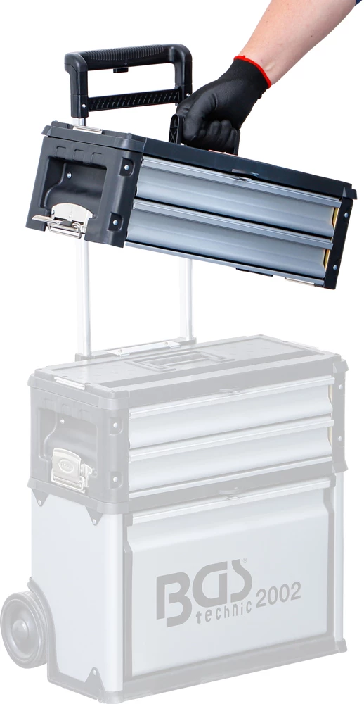 BGS Technic Mallette à Outils à Coque Dure Rehausse Avec 2 Tiroirs – Image 5