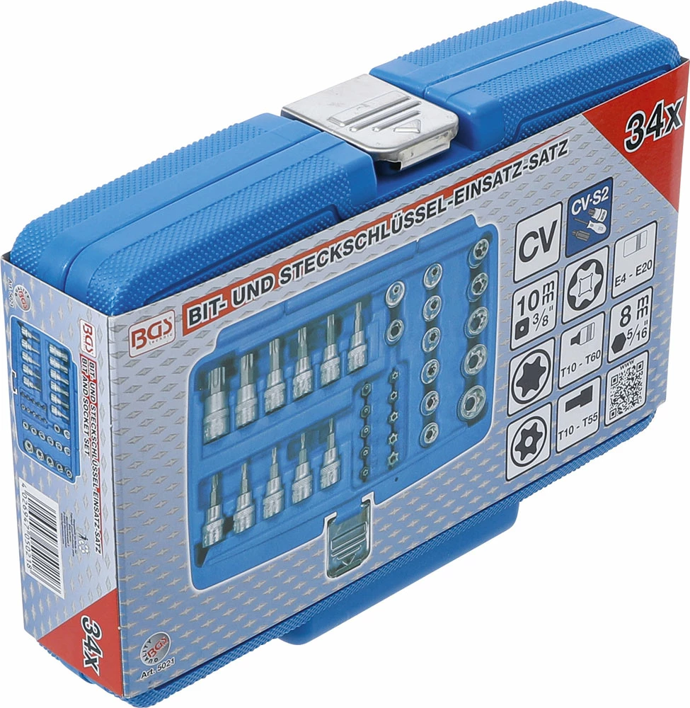 BGS Technic Jeu De Douilles Et D'embouts 3/8" Pour Torx – Image 6