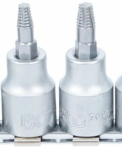 BGS Technic Jeu De Douilles à Embout D'extraction De Vis Pour Torx 1/4" Et 3/8" 7 Pièces