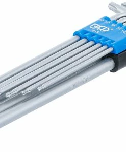 BGS Technic Jeu De Clés Mâles Coudées Extra-longues Pour Torx 9 Pièces