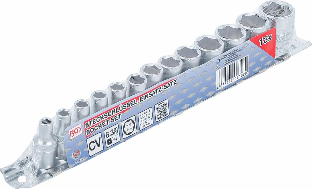 BGS Technic Jeu De Douilles Hexagonales 1/4 – Image 4