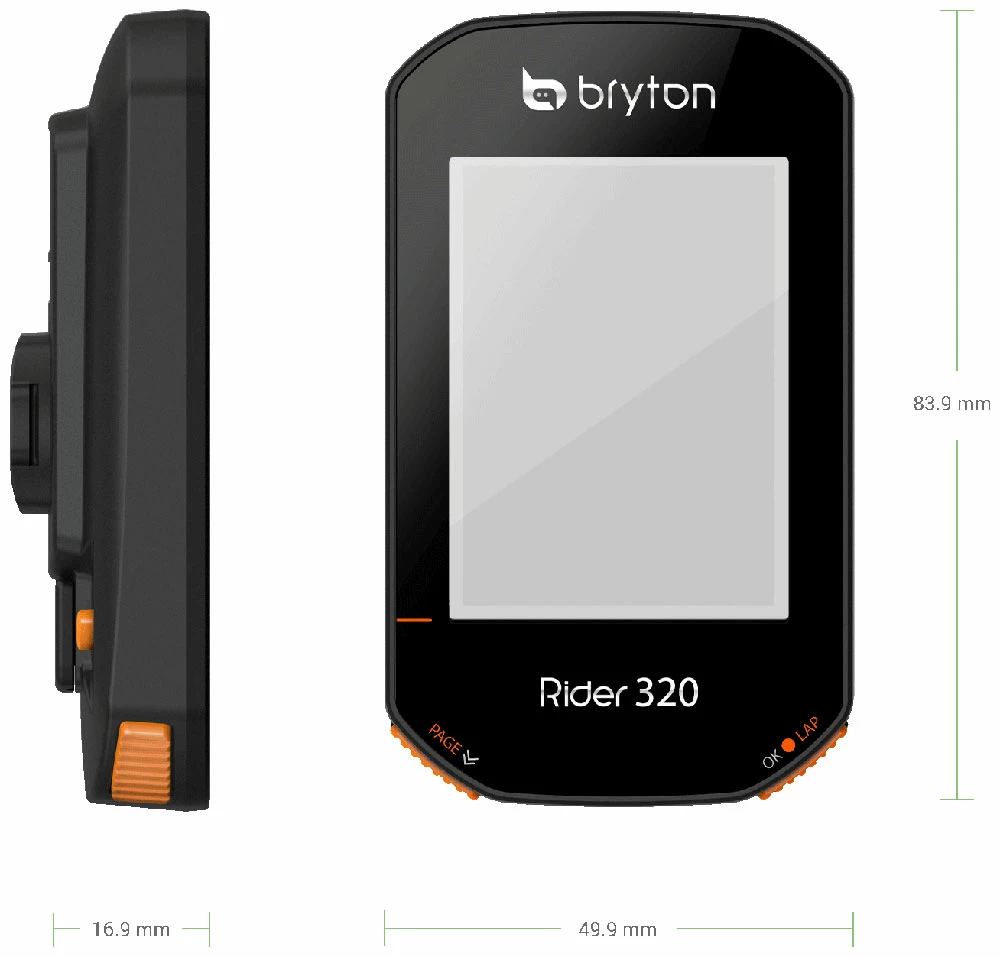 BRYTON Rider 320 E - Compteur De Vélo GPS – Image 3