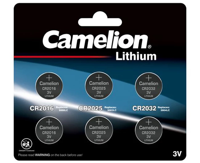 Camelion CR Lot De Piles Bouton Au Lithium (3x2 Pièces)