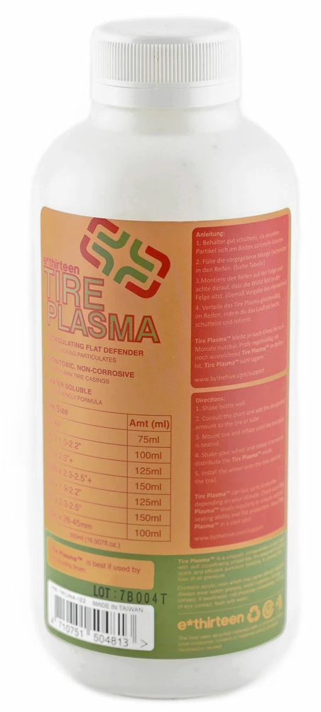 E-thirteen Lait De Scellement De Pneus Au Plasma – Image 2