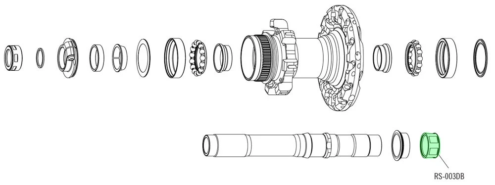 Fulcrum Contre-écrou Pour Moyeux DB – Image 2