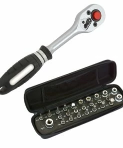 Radon Jeu De Clés à Cliquet Comp 1/4" Avec Embouts