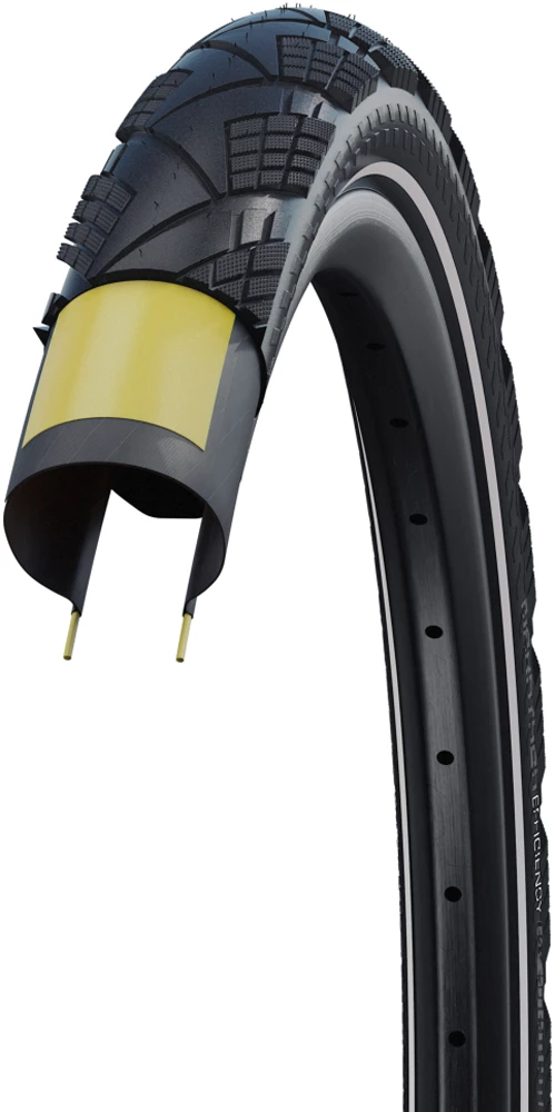 Schwalbe Marathon Efficiency Evo Super Race 28" Addix E-50 Pneus Pliants – Image 4