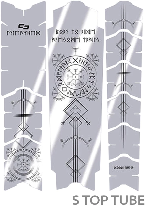 Unleazhed Unscratch Frame Film De Protection Pour Cadre - Runes Of Shred Black Glossy – Image 2