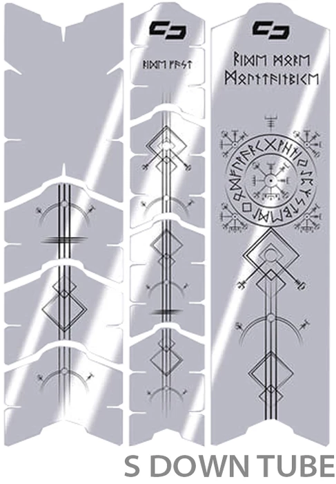 Unleazhed Unscratch Frame Film De Protection Pour Cadre - Runes Of Shred Black Glossy – Image 3