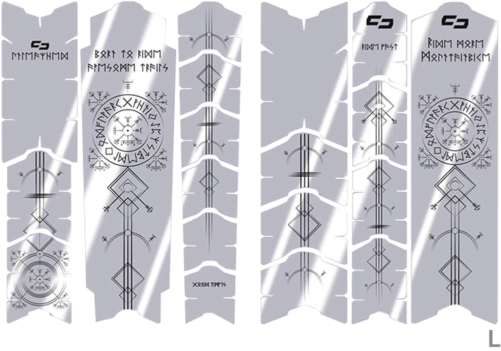 Unleazhed Unscratch Frame Film De Protection Pour Cadre - Runes Of Shred Black Glossy – Image 4