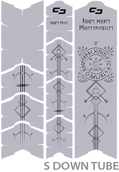 Unleazhed Unscratch Frame Film De Protection Pour Cadre - Runes Of Shred Black Matt – Image 3