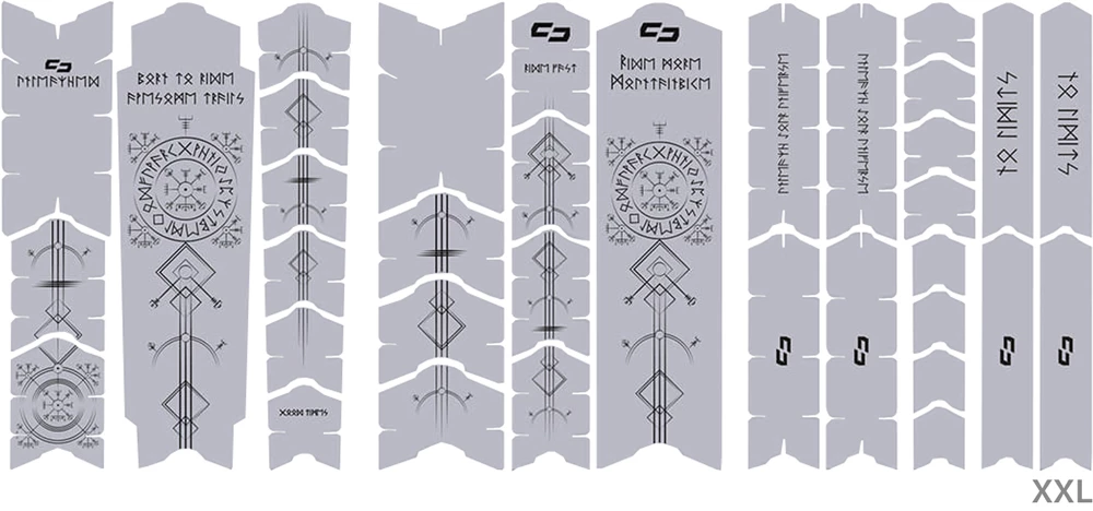 Unleazhed Unscratch Frame Film De Protection Pour Cadre - Runes Of Shred Black Matt – Image 5