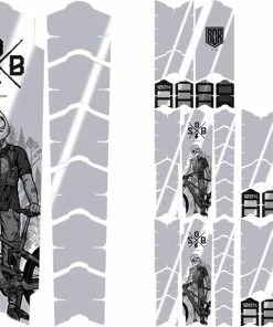 Unleazhed Unscratch Frame Film De Protection Pour Cadre - E-Bike Sons Of Battery Black Glossy